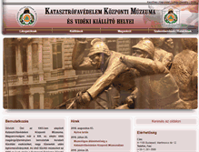 Tablet Screenshot of muzeum.katasztrofavedelem.hu