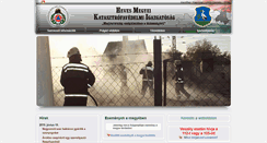 Desktop Screenshot of heves.katasztrofavedelem.hu