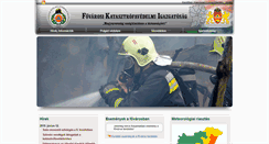 Desktop Screenshot of fovaros.katasztrofavedelem.hu