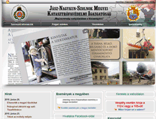 Tablet Screenshot of jasz.katasztrofavedelem.hu